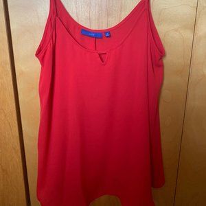 Apt 9 Red Keyhole Tank Top